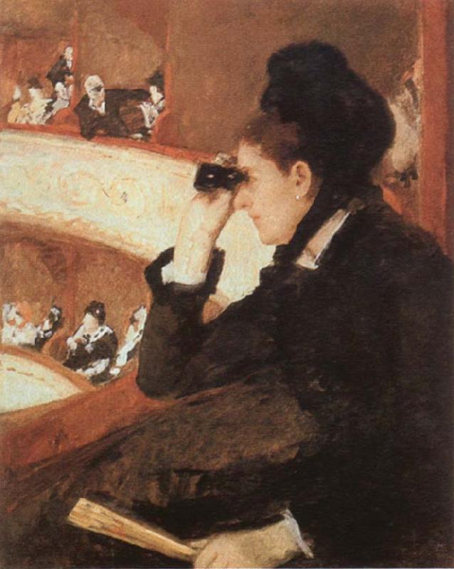 Mary Cassatt At the Opera oil painting image